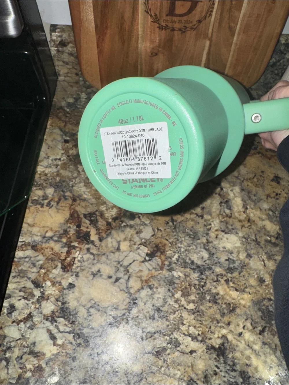 Stanley Mint Green 40 oz  Tumbler Jade